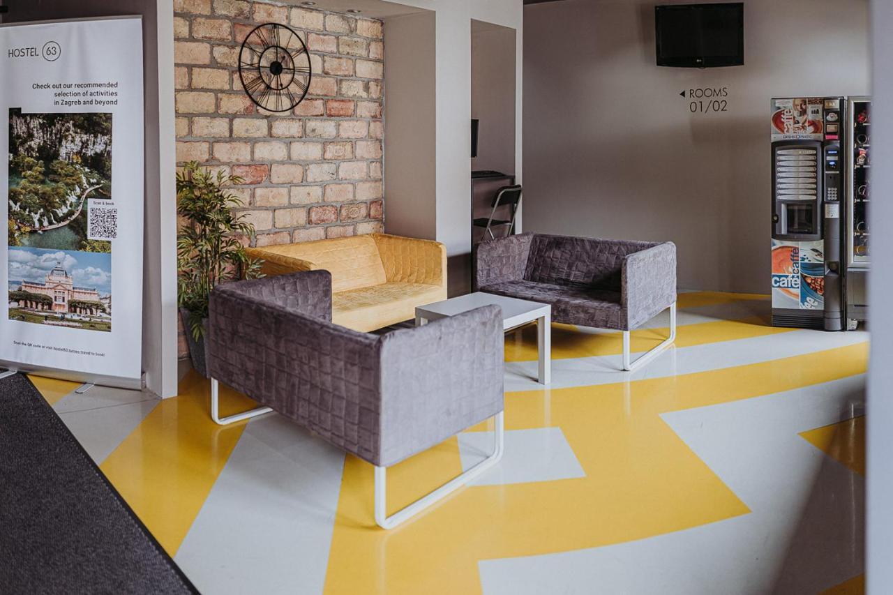 Private Rooms At Hostel63 Zagreb Exterior foto
